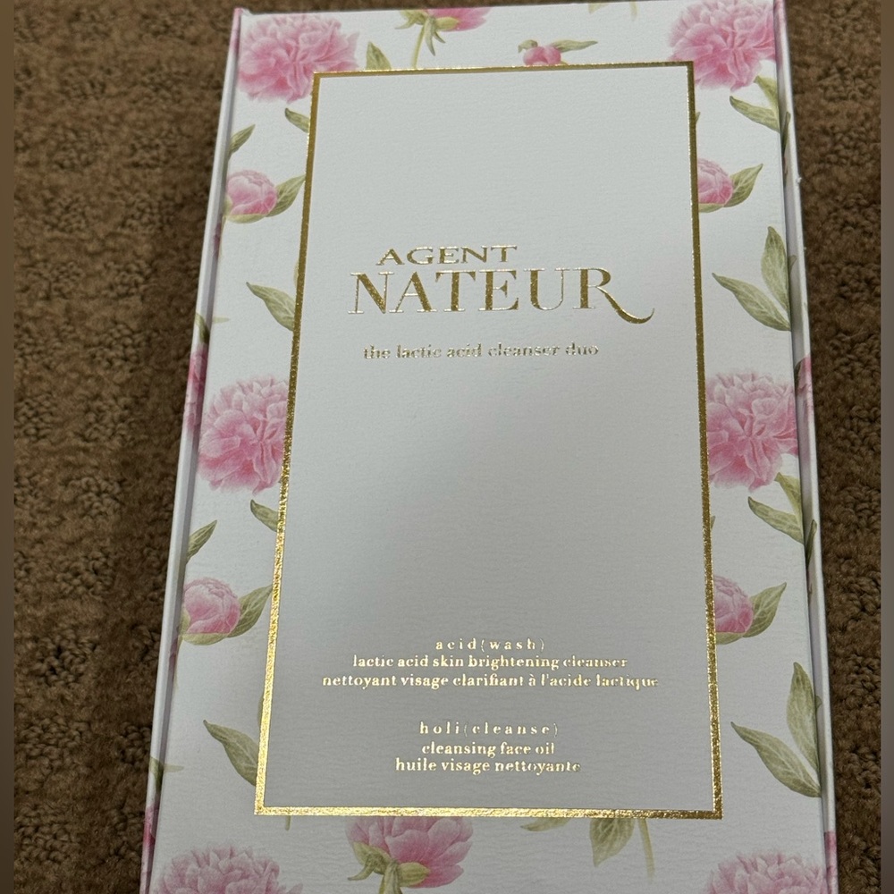 Agent Nateur lactic acid cleanser duo travel size